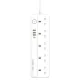 LDNIO SK5493 5 AC Outlets UK Power Strip